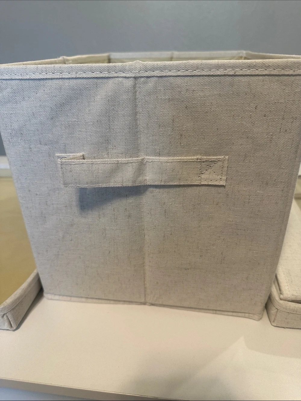 Citylife Foldable Fabric Storage Bin with Lid - Set of 2